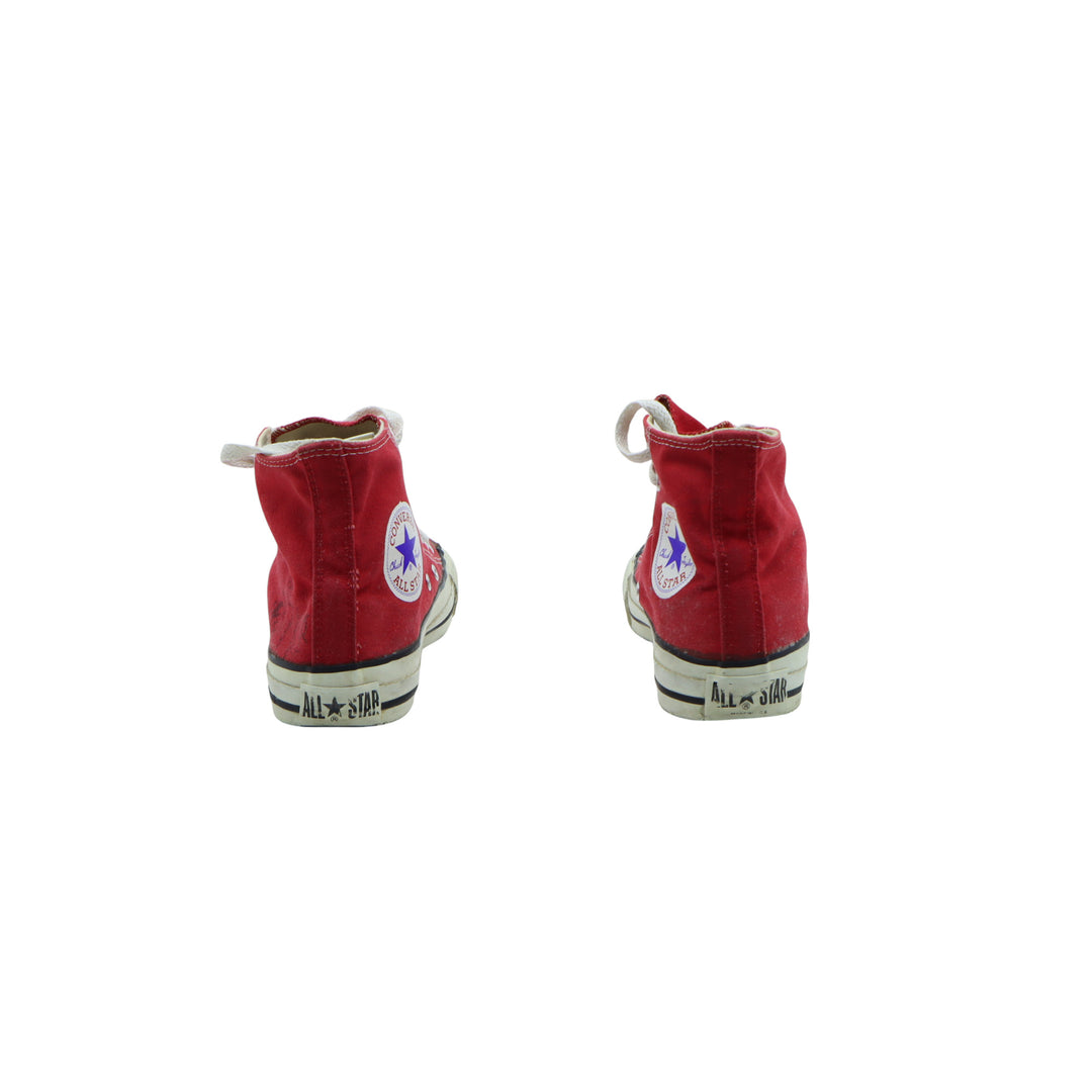 Converse All Star Scarpe Alte Rosse US 6 Uomo Made in USA