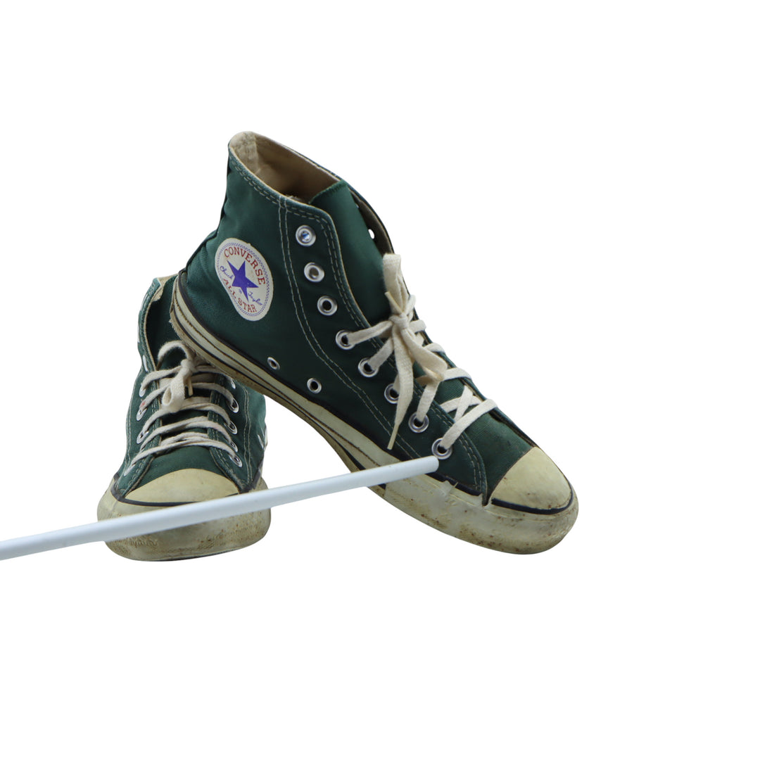 Converse All Star Scarpe Alte Verdi US 6.5 Uomo Made in USA
