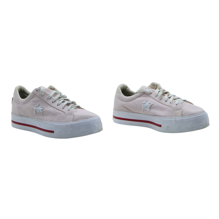 Converse One Star Platform Sneakers Platform Rosa in Tela EU 39 Donna