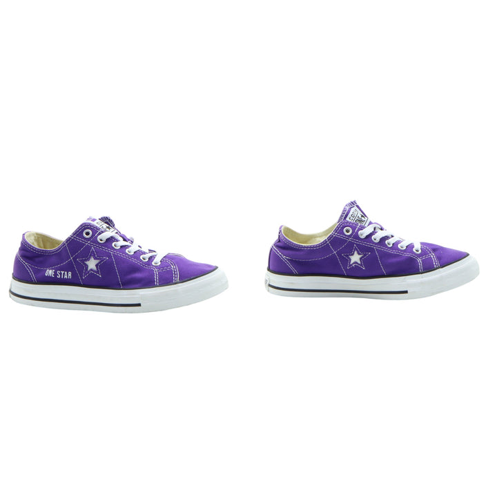 Converse One Star Sneakers Viola in Tela EU 38 Unisex