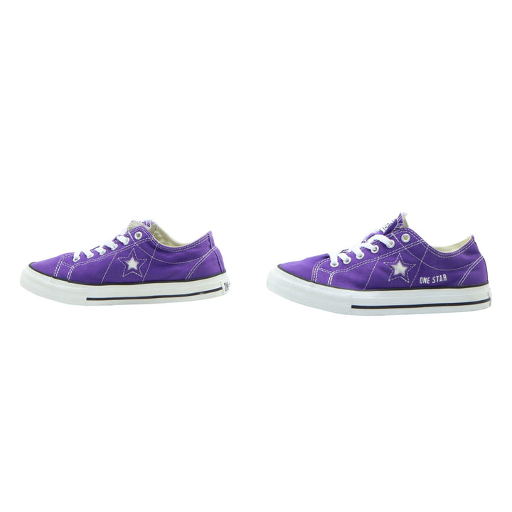 Converse One Star Sneakers Viola in Tela EU 38 Unisex