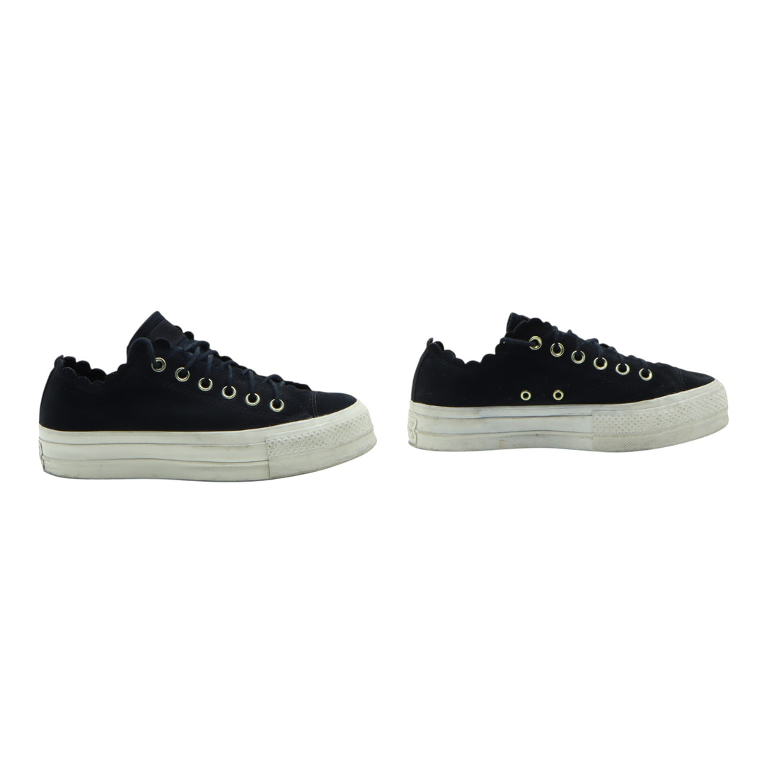 Converse Platform Sneakers Nera in Camoscio EU 39 Donna