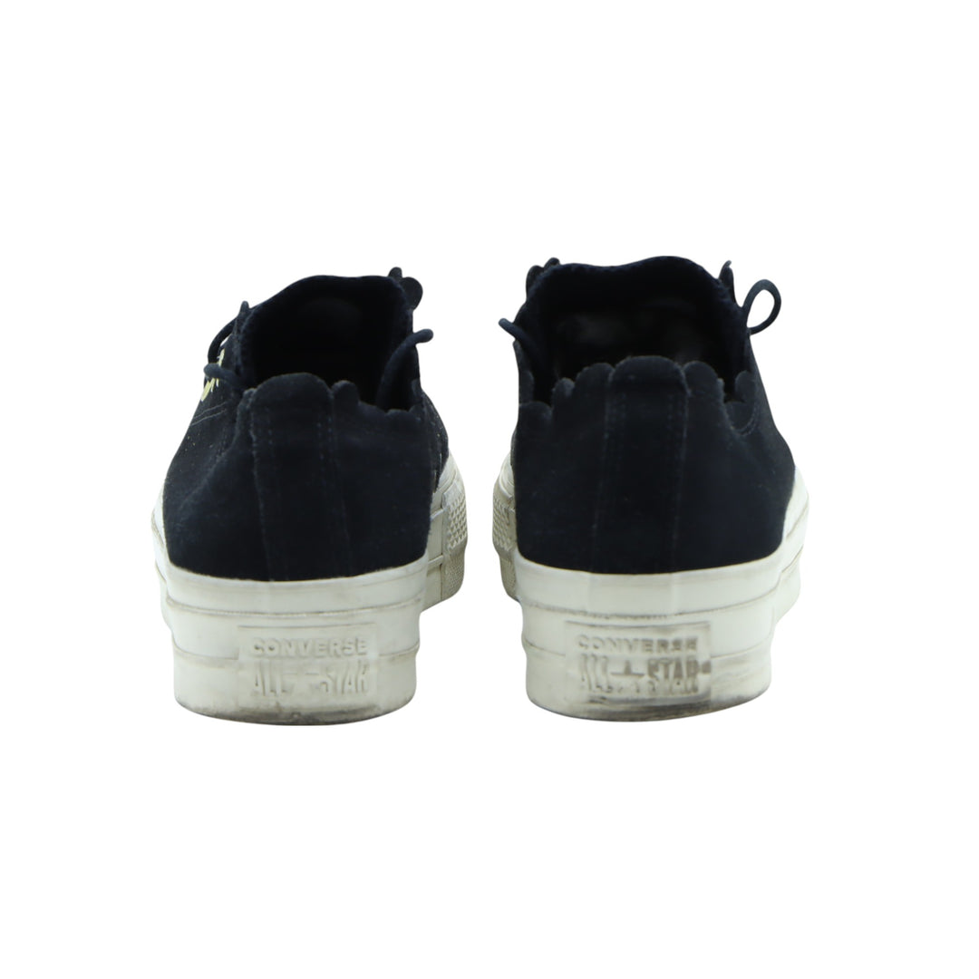 Converse Platform Sneakers Nera in Camoscio EU 39 Donna