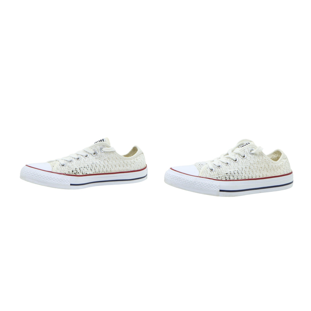 Converse Scarpa Bassa Bianca Numero 37 Donna