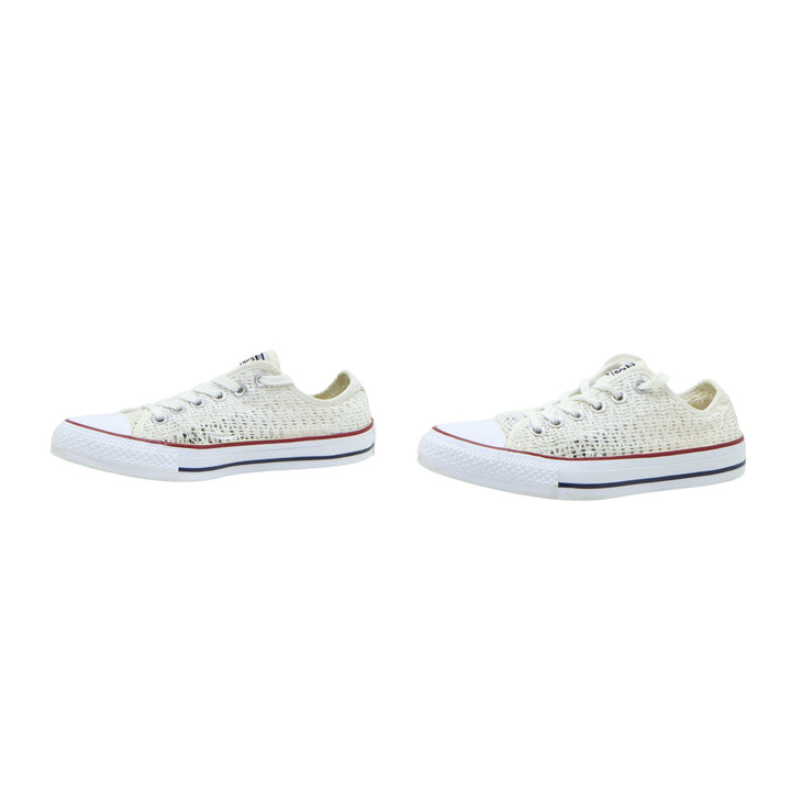 Converse Scarpa Bassa Bianca Numero 37 Donna