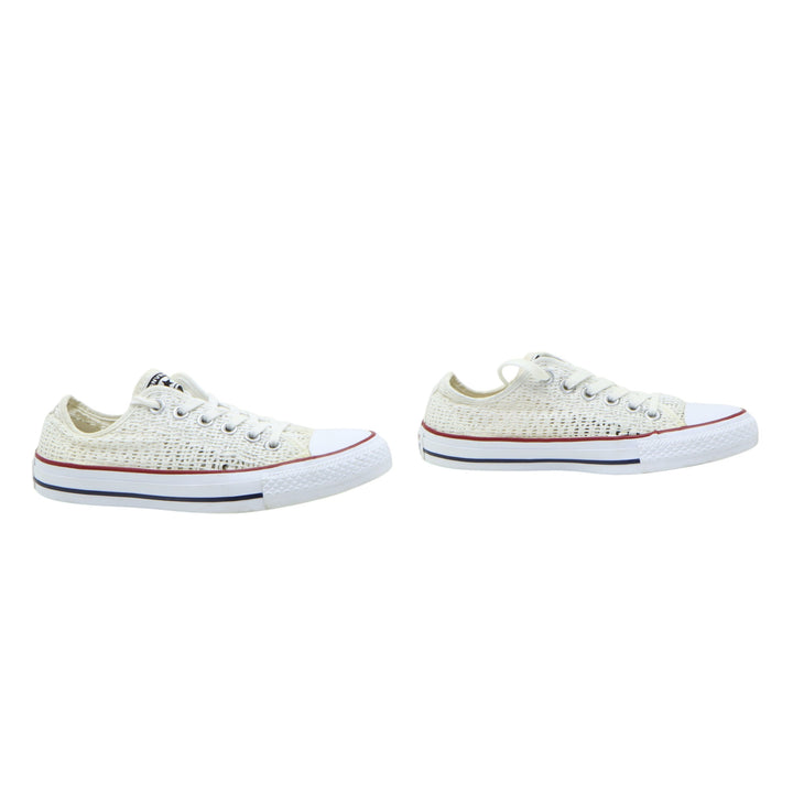 Converse Scarpa Bassa Bianca Numero 37 Donna