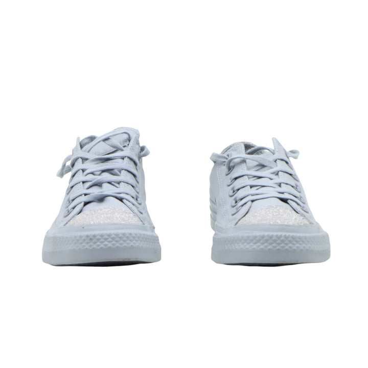 Converse Scarpa Bassa Grigia con Glitter Numero 38 Donna