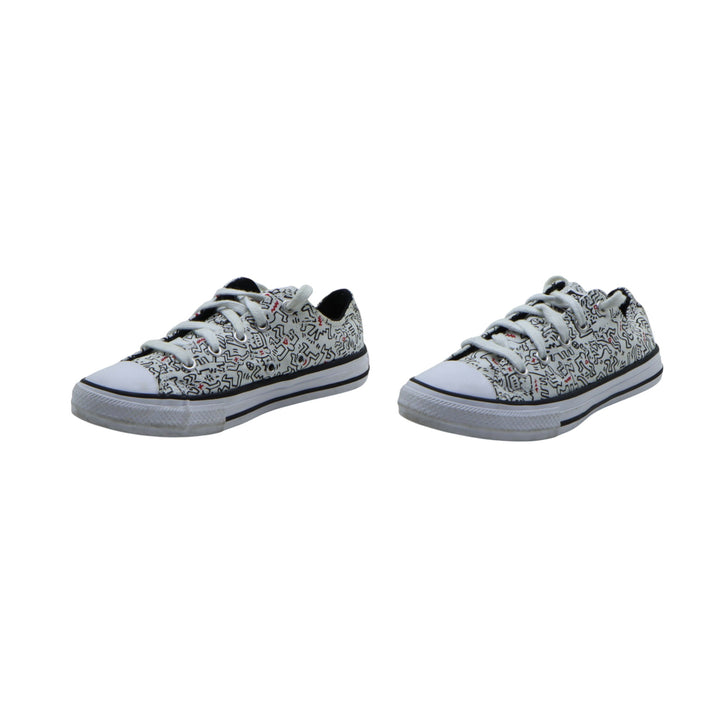 Converse Sneakers Bianca in Tela EU 33 Bambino