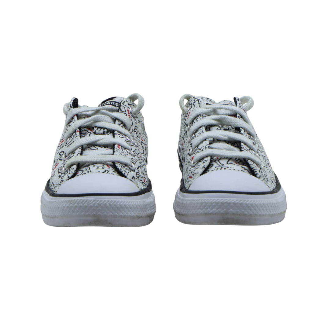 Converse Sneakers Bianca in Tela EU 33 Bambino