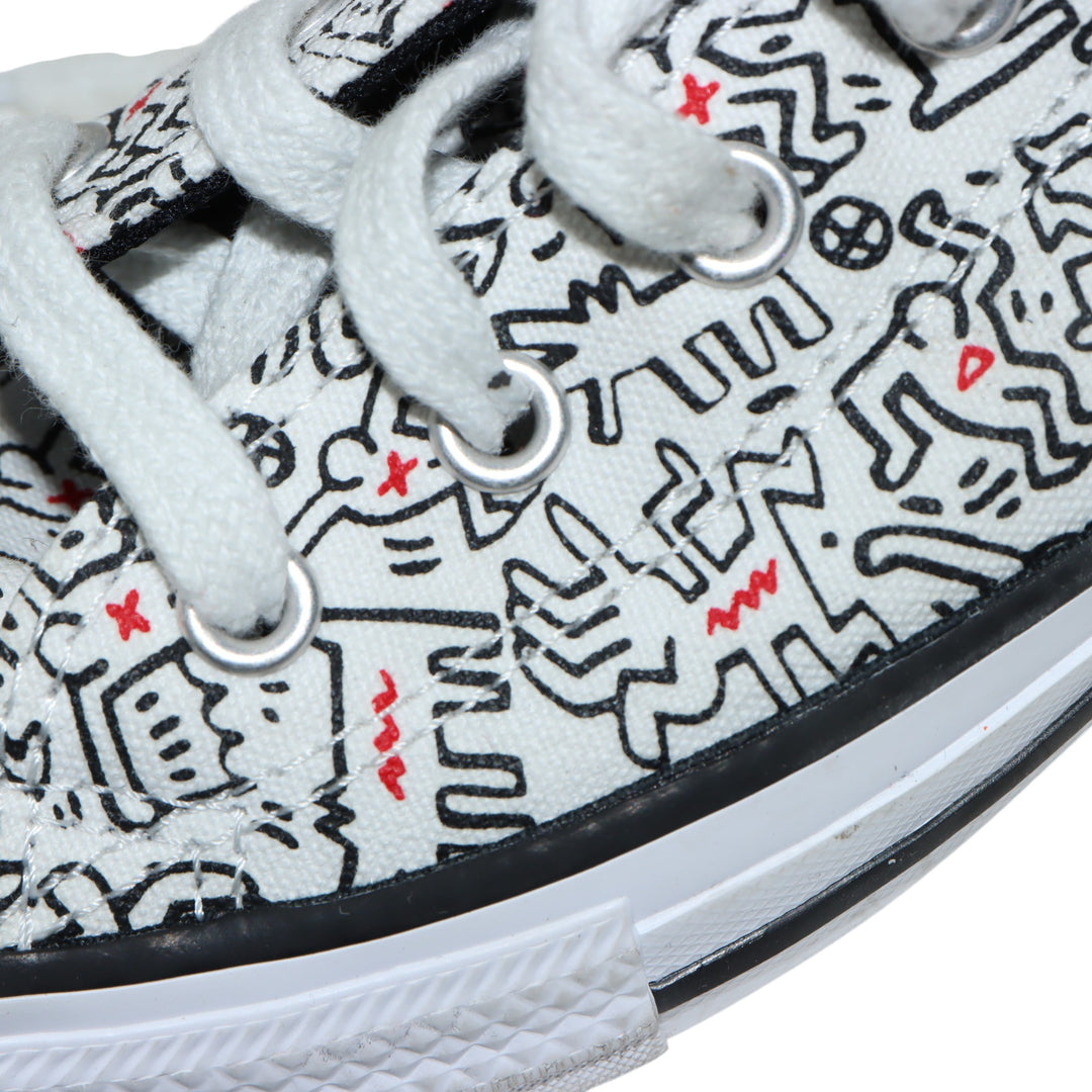 Converse Sneakers Bianca in Tela EU 33 Bambino