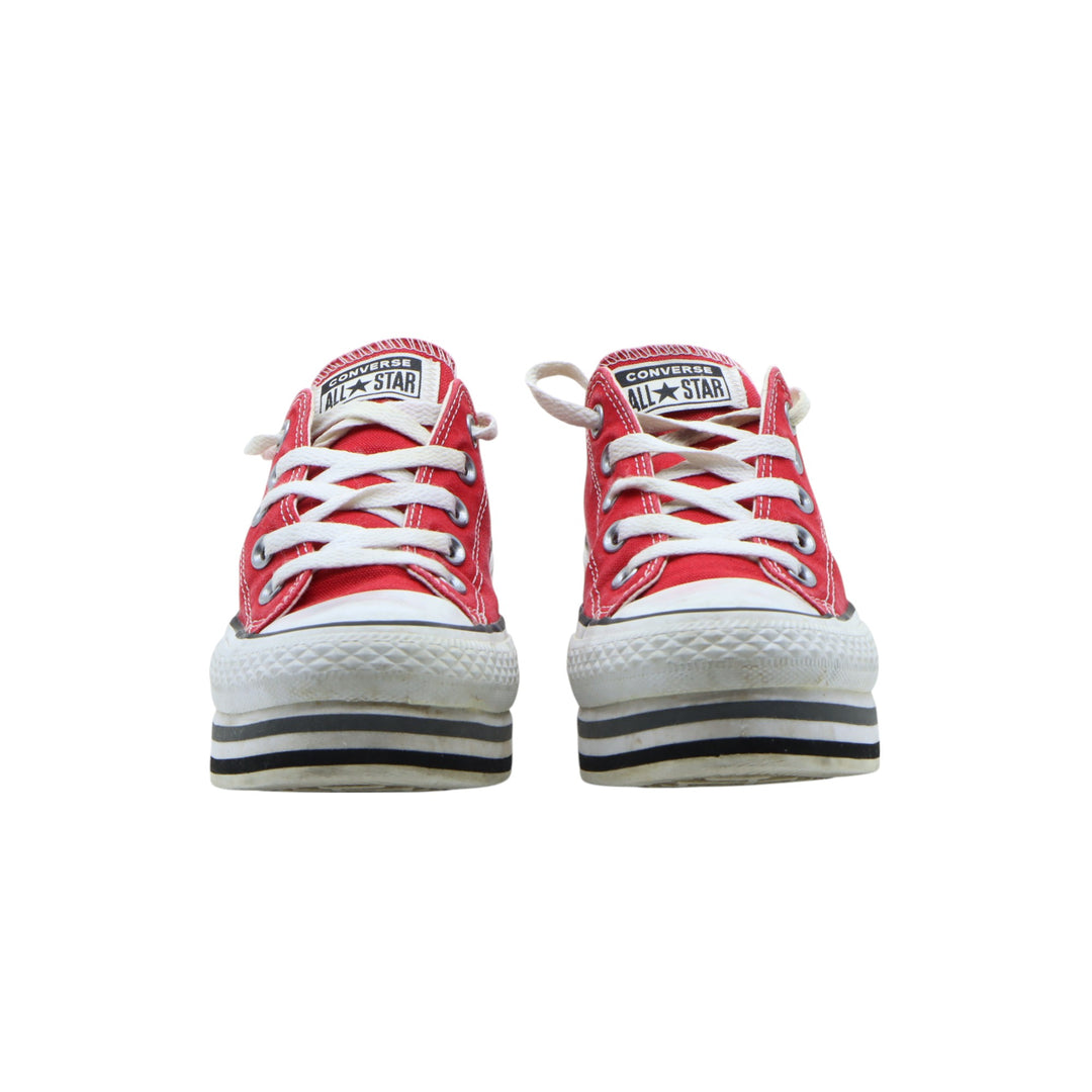 Converse Sneakers Platform Rossa in Tela EU 36.5 Donna