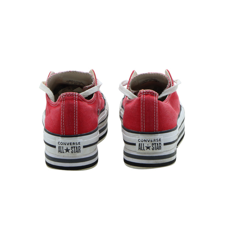 Converse Sneakers Platform Rossa in Tela EU 36.5 Donna