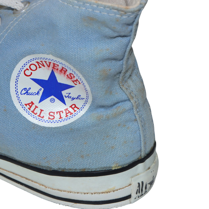 Converse Sneakers Vintage in Tela Celeste EU 41.5 Unisex Made in USA