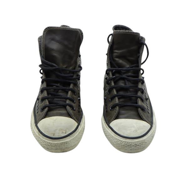 Converse scarpa alta marrone con borchie eur 40 unisex