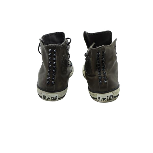 Converse scarpa alta marrone con borchie eur 40 unisex