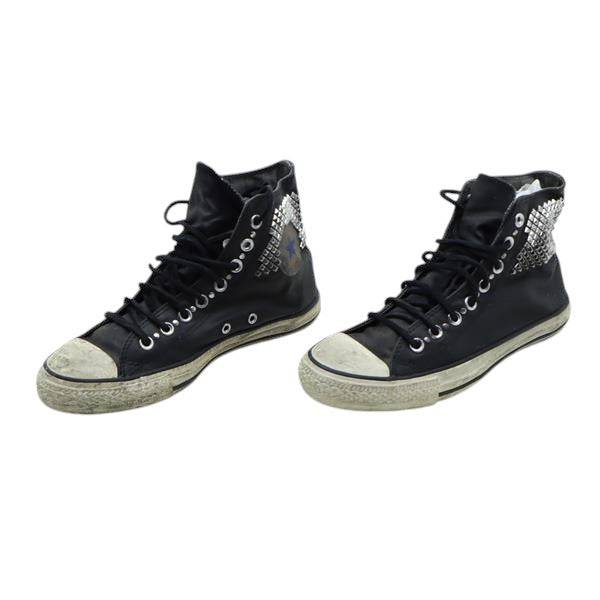 Converse scarpa alta nera con borchie eur 40 unisex
