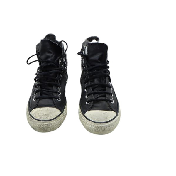 Converse scarpa alta nera con borchie eur 40 unisex