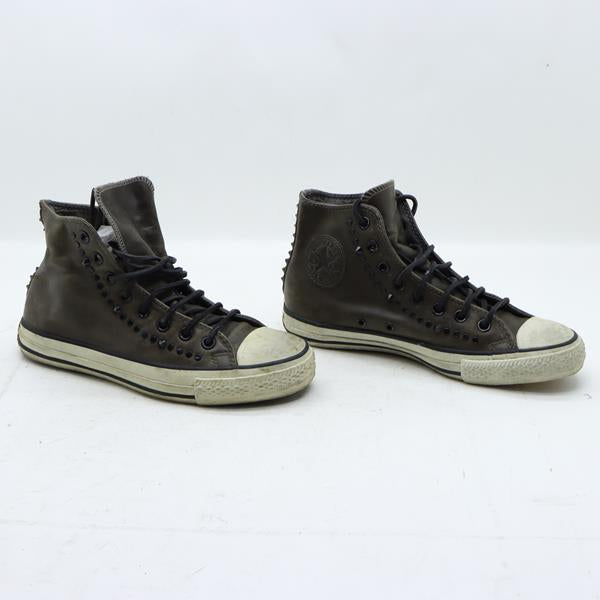 Converse scarpa alta marrone con borchie eur 40 unisex