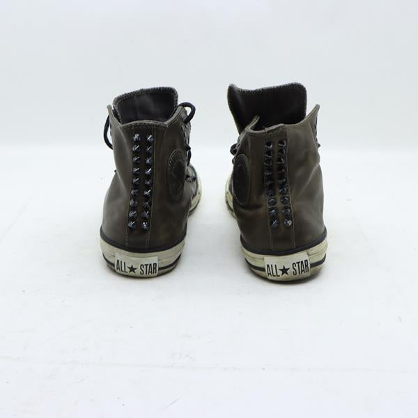 Converse scarpa alta marrone con borchie eur 40 unisex