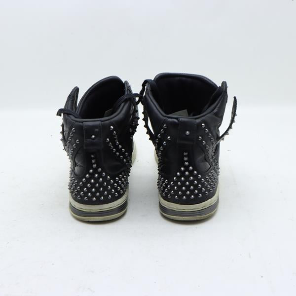 Converse scarpa alta nera con borchie eur 40.5 unisex