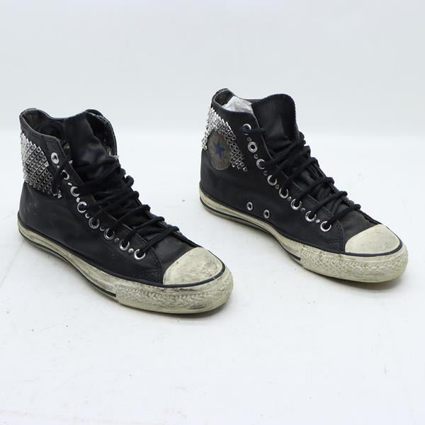 Converse scarpa alta nera con borchie eur 40 unisex