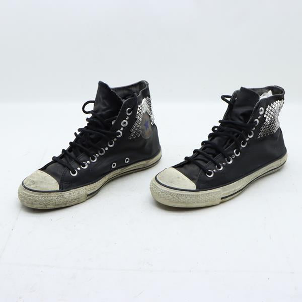 Converse scarpa alta nera con borchie eur 40 unisex