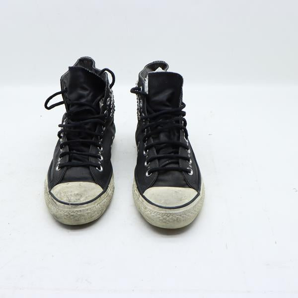 Converse scarpa alta nera con borchie eur 40 unisex