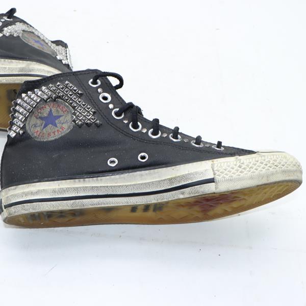 Converse scarpa alta nera con borchie eur 40 unisex