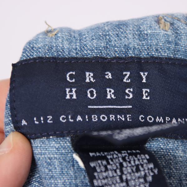 Crazy House salopette di jeans custom denim taglia M uomo