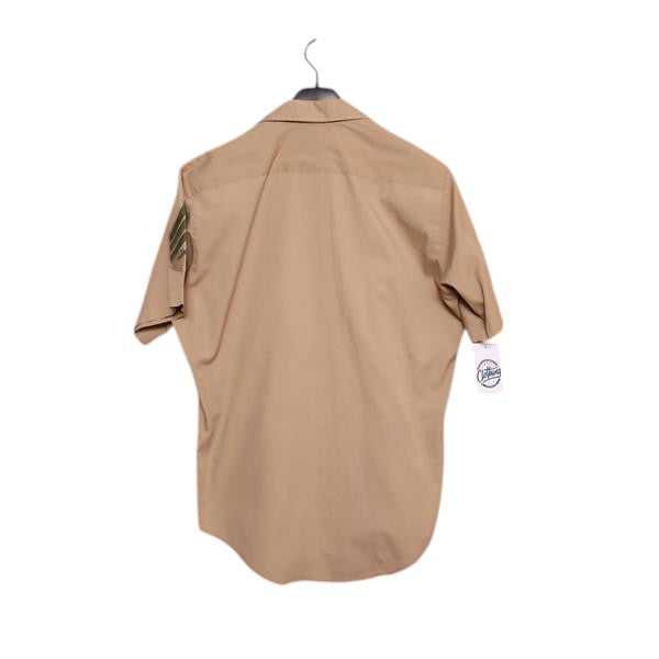 Creighton camicia beige taglia M unisex made in USA