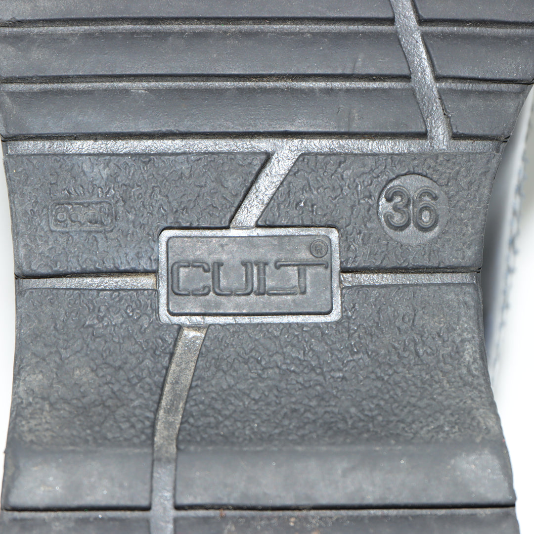 Cult Scarpa Blu in Pelle Numero 36 Donna