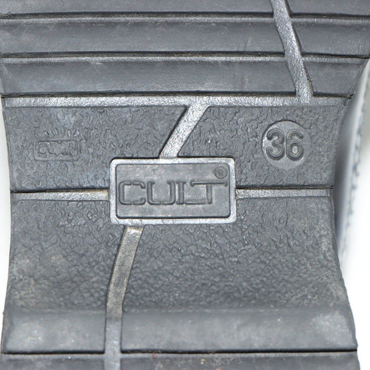 Cult Scarpa Blu in Pelle Numero 36 Donna