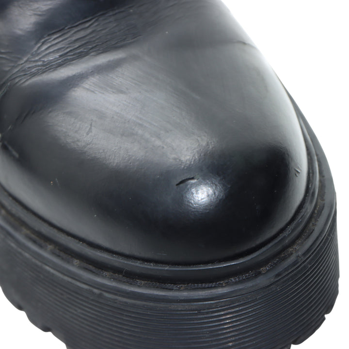 Cult Platform Stivaletto Nero in Pelle Eu 39 Donna