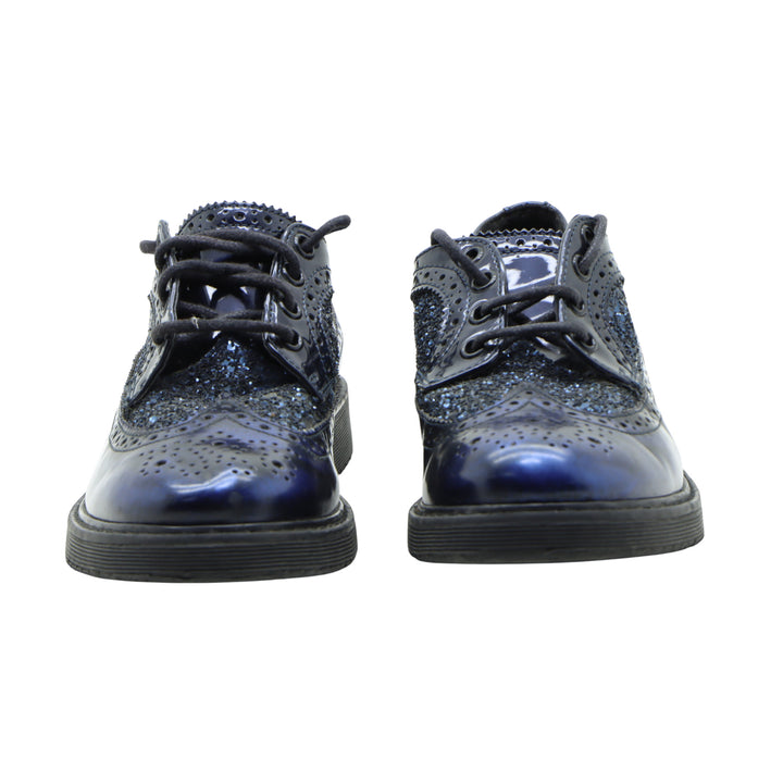 Cult Scarpa Blu in Pelle Numero 36 Donna