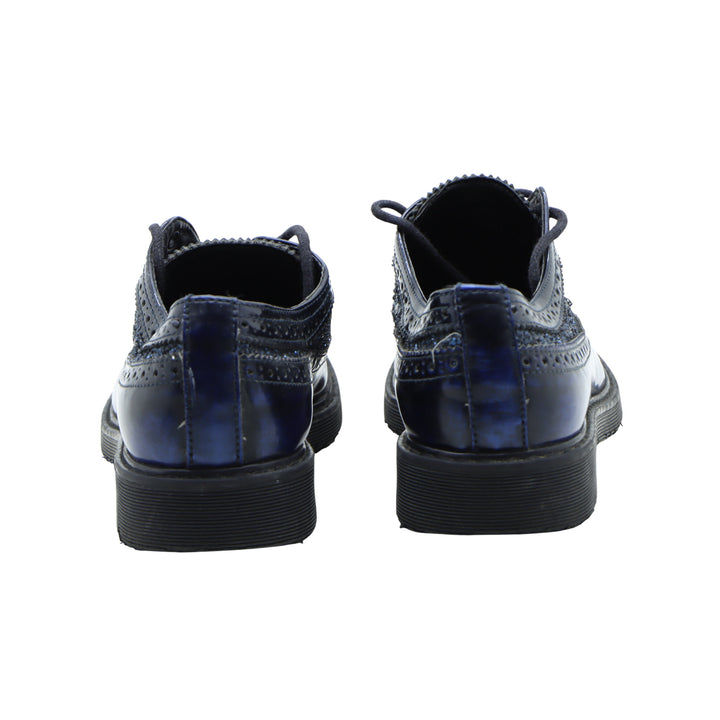 Cult Scarpa Blu in Pelle Numero 36 Donna