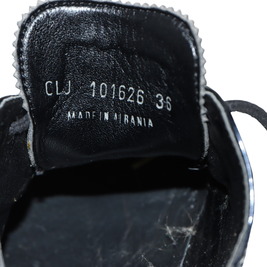 Cult Scarpa Blu in Pelle Numero 36 Donna