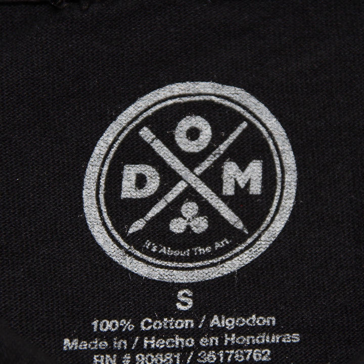 DOM T-Shirt Nera Taglia S Unisex