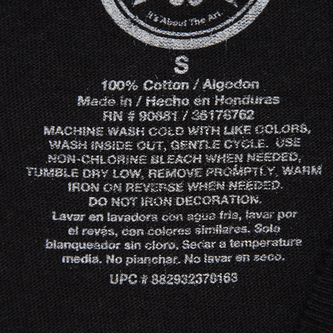 DOM T-Shirt Nera Taglia S Unisex