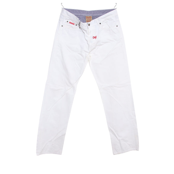D&G confort fit jeans bianco W36 uomo