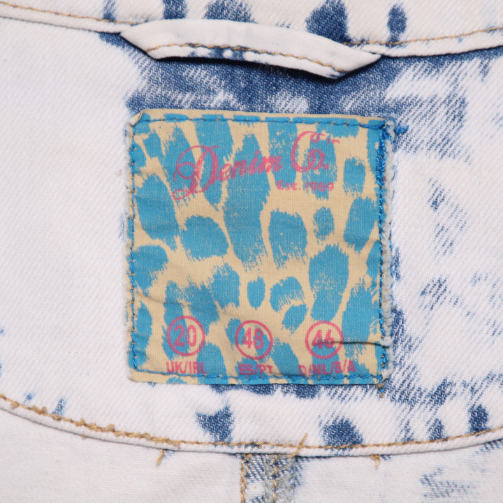 Denim Co Gilet di Jeans Denim Tie Dye Taglia 48 Donna