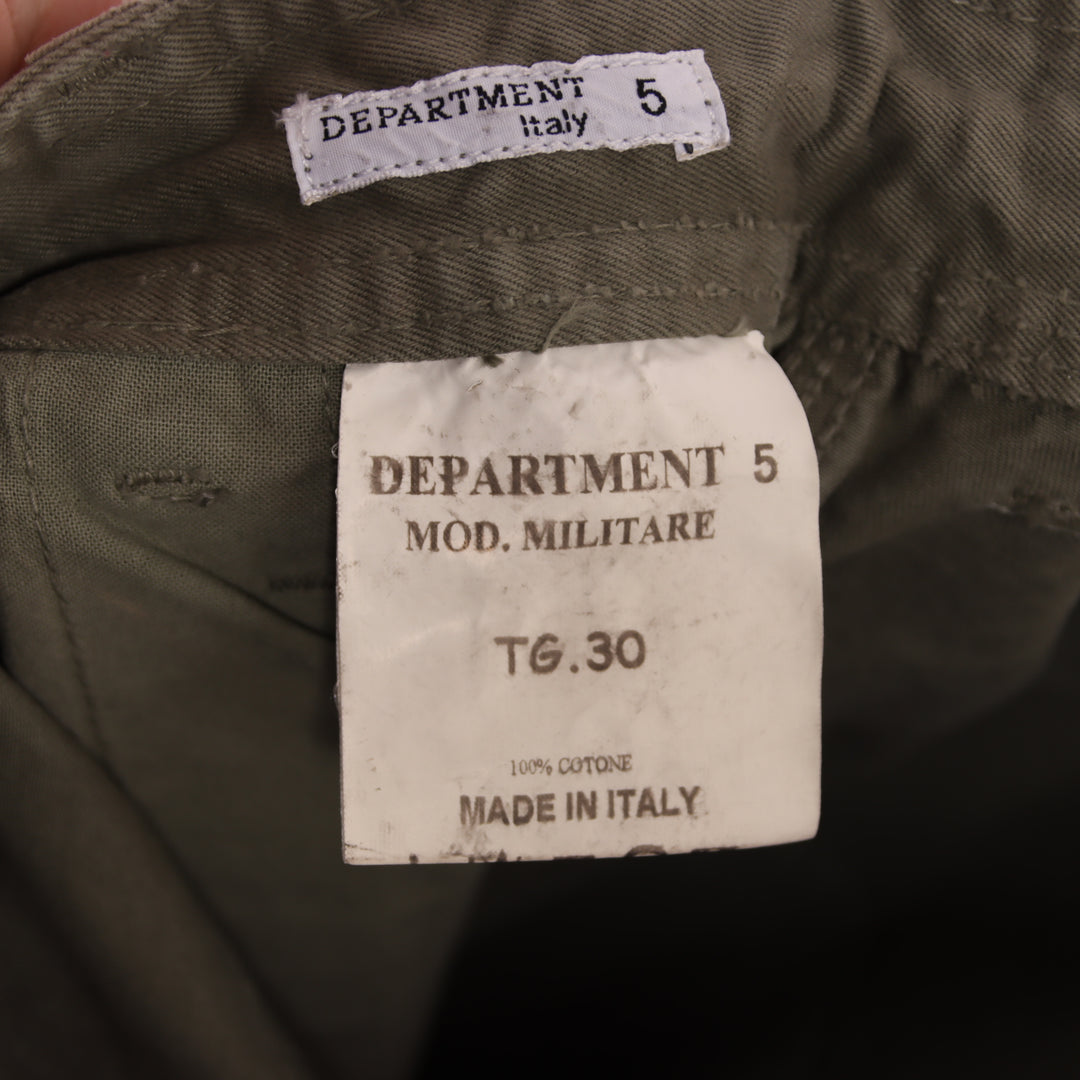 Department 5 W30 pantalone militare work verde da uomo deadstock w/Tags