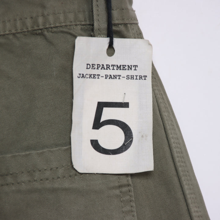 Department 5 W30 pantalone militare work verde da uomo deadstock w/Tags