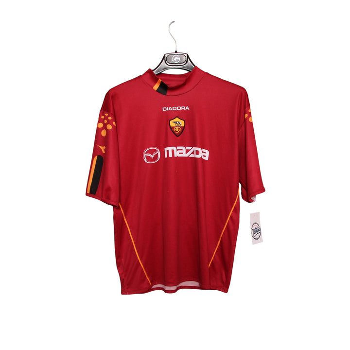 Diadora Roma Totti Maglia da Calcio Vintage Bordeaux Taglia XL Uomo