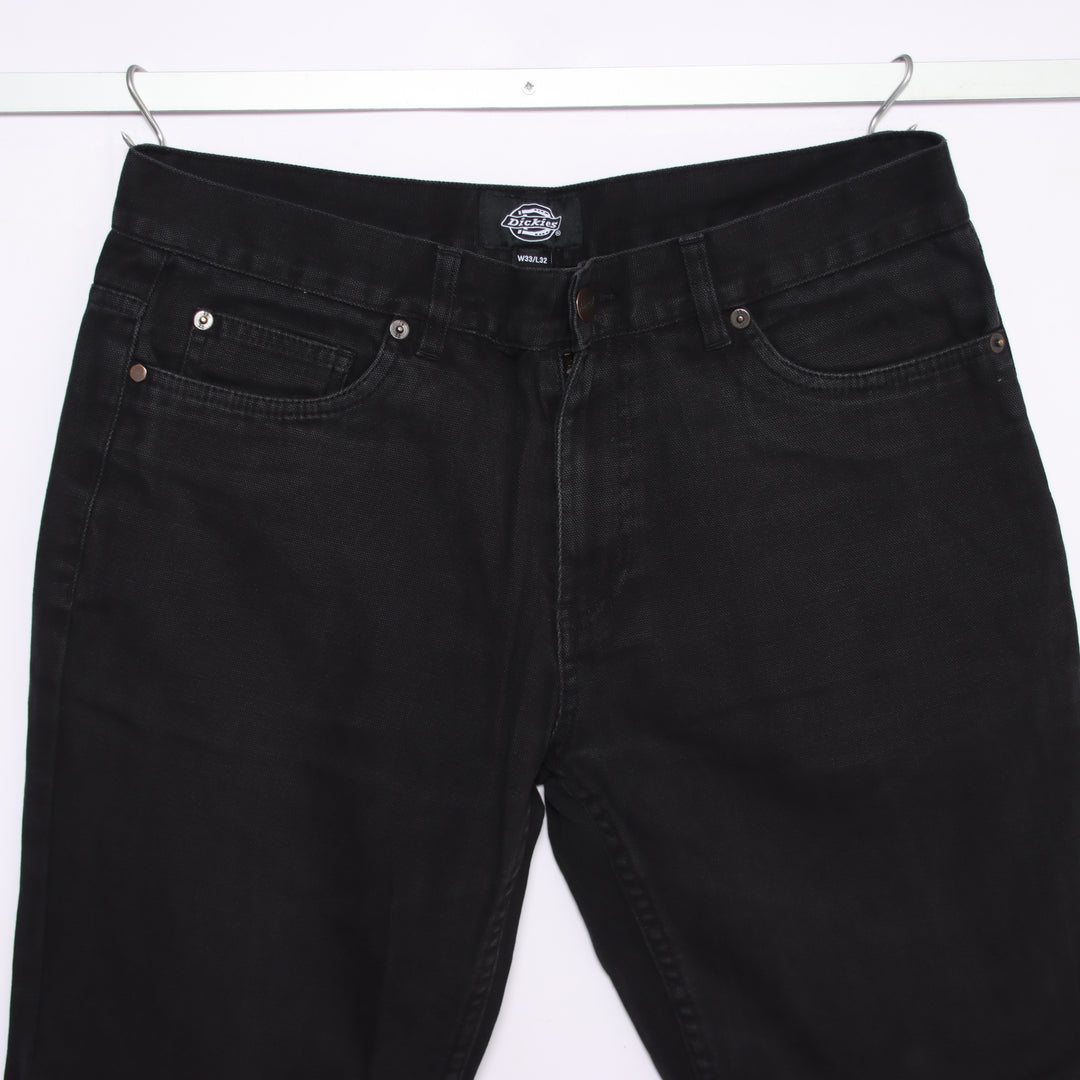 Dickies W33 L32 jeans vintage in denim nero da uomo