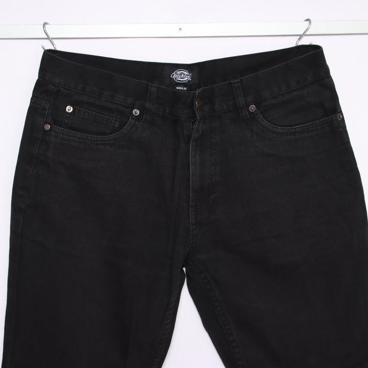 Dickies W33 L32 jeans vintage in denim nero da uomo
