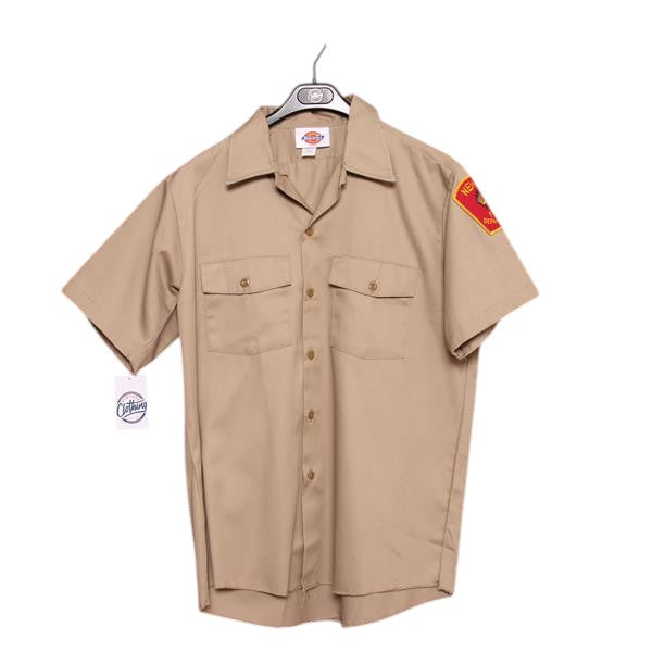 Dickies camicia beige taglia L uomo made in USA
