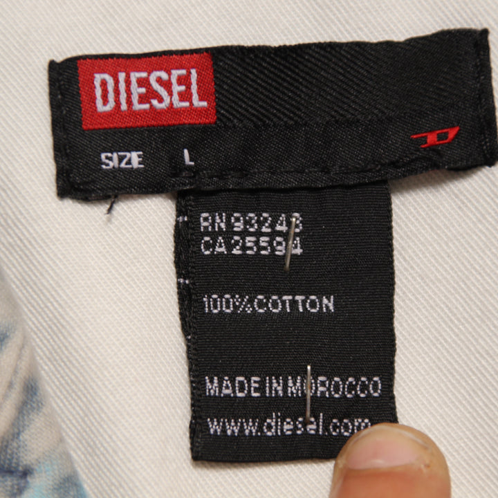 Diesel Giacca di Jeans Denim Taglia L Unisex