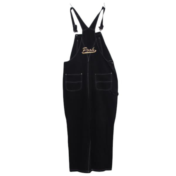 Disney salopette di jeans nera taglia XXL uomo