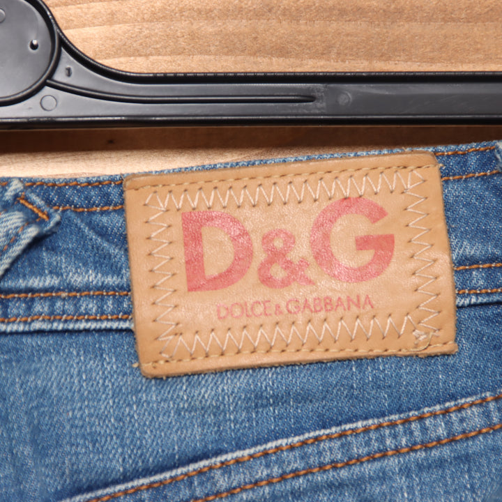 Dolce & Gabbana Minigonna di Jeans Denim W26 Donna