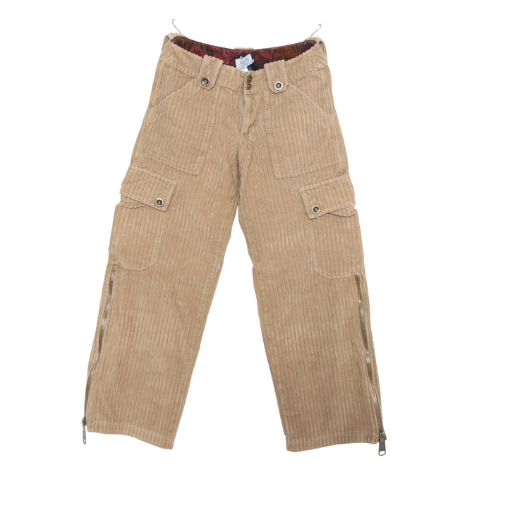 Dolce & Gabbana Jeans Cargo in Velluto Marrone Taglia 38 Donna
